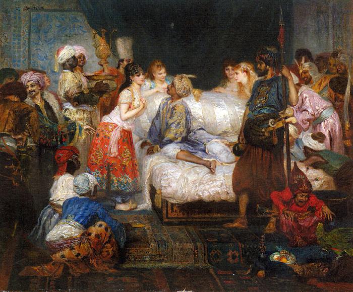 Fernand cormon Le Harem oil painting image